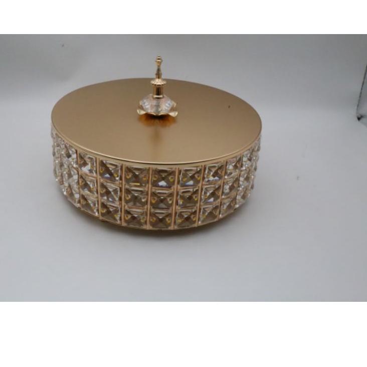 

⚡Terbaru 12.12 Metal crystal candy box glass jar deer head Storage / Gelas Kaca / Tempat Permen Deng