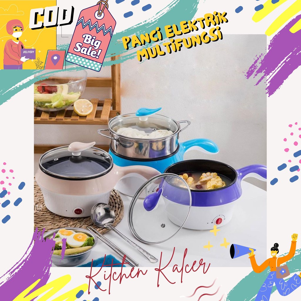 PANCI LISTRIK PANCI MASAK ELEKTRIK PANCI KUKUS ELEKTRIK PANCI REBUS ELEKTRIK PANCI MASAK MULTIFUNGSI