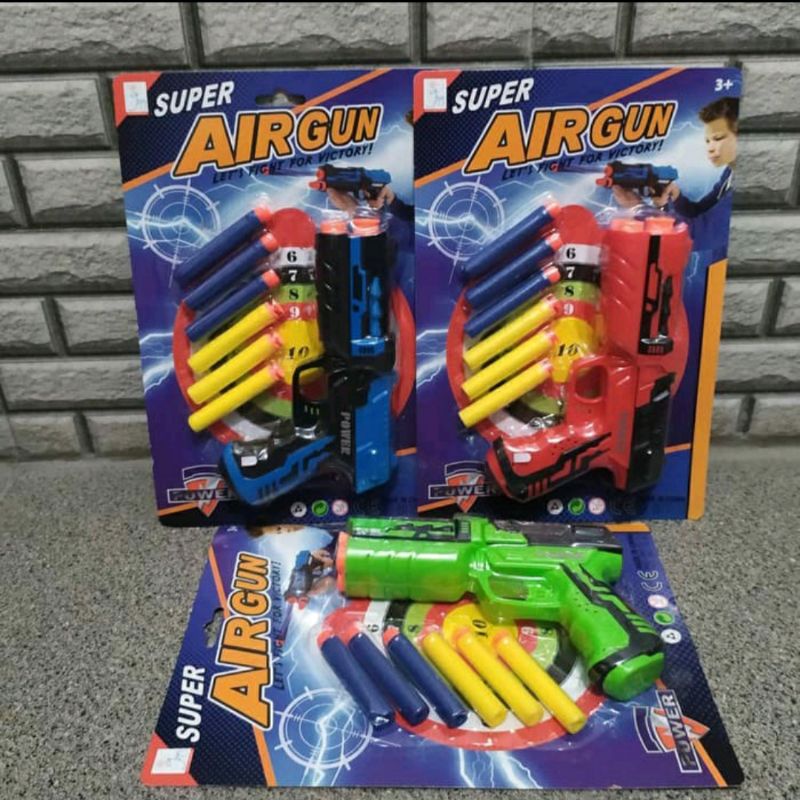 Mainan Anak Tembakan Peluru Busa - Super Air Soft Gun