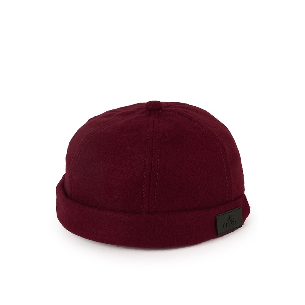 allmarch Beanie Cap Wool Maroon