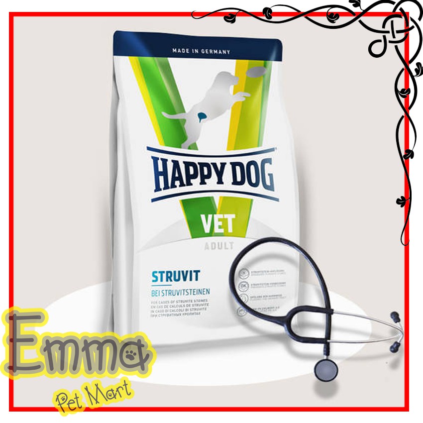 happy dog vet 4 kg dog struvit for cases of struvite stone
