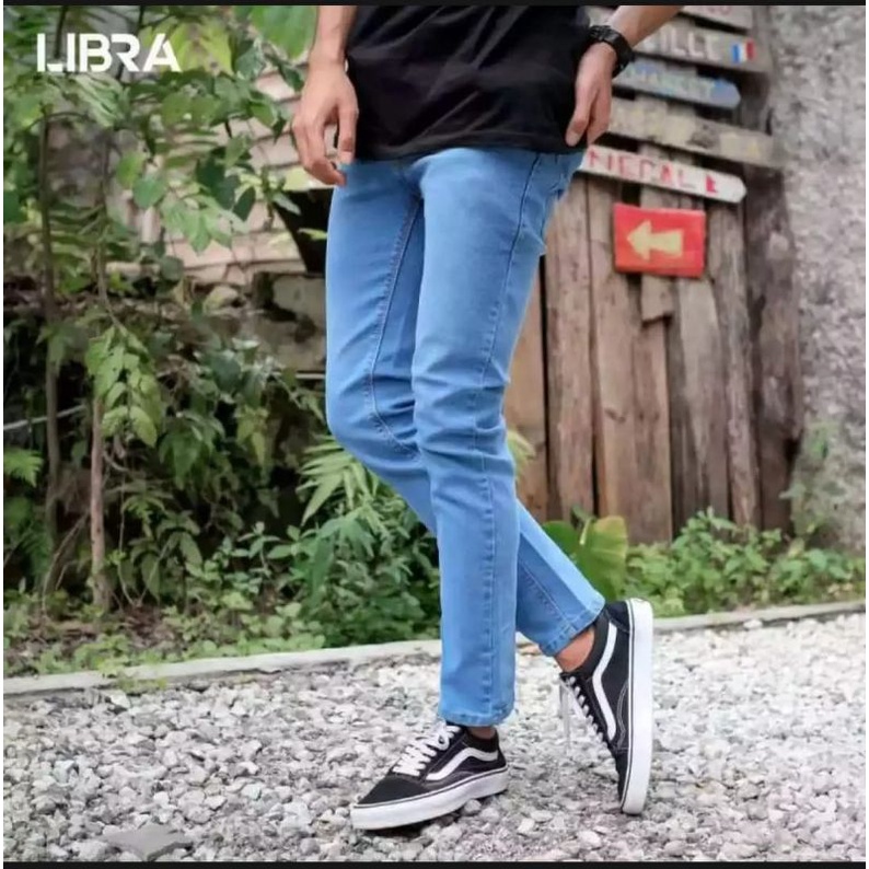 celana jeans panjang cowok laki-laki skinny slimfit terlaris di jeans panjang cowok