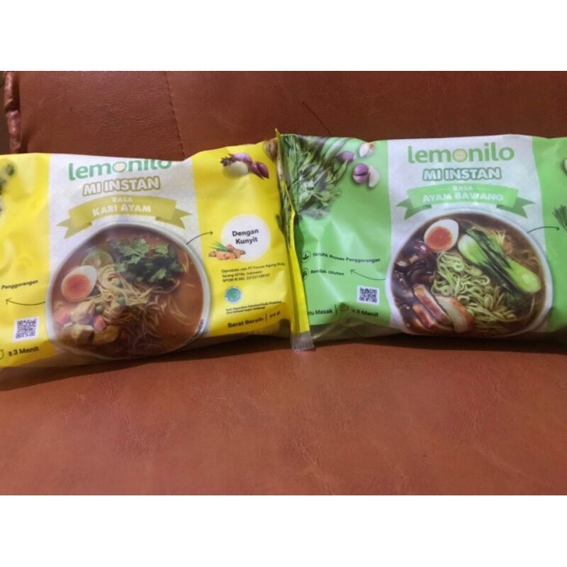 

Lemonilo Mie Instan Rebus Rasa Ayam Bawang/Kari Ayam
