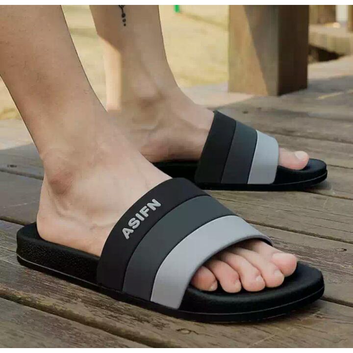 PROMO TERMURAH SANDAL SLIDE/SANDAL KARET ASIFN 39-43