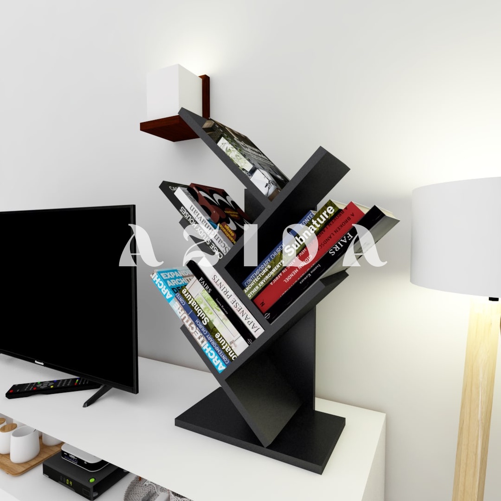 Rak Buku Minimalis Rak Buku Kayu Aesthetic Rak Dinding Kamar Rak Ruang Tamu