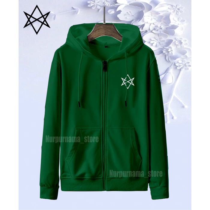 [BISA COD] SWEATER HOODIE BMTH ZIPPER RESLETING TEBAL KUALITAS DISTRO UNISEX M L XL XXL