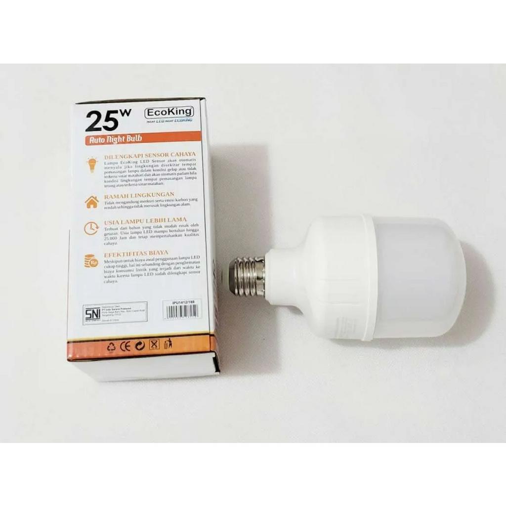 Lampu LED Sensor Cahaya 25 Watt ( Light Sensor 25w ) Ecoking