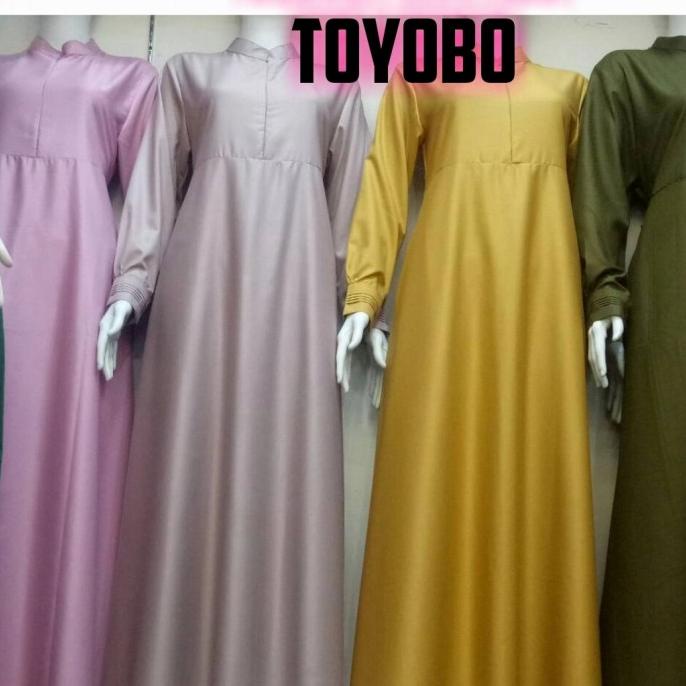 Gamis Polos Katun Toyobo Premium/Gamis Wanita Muslimah
