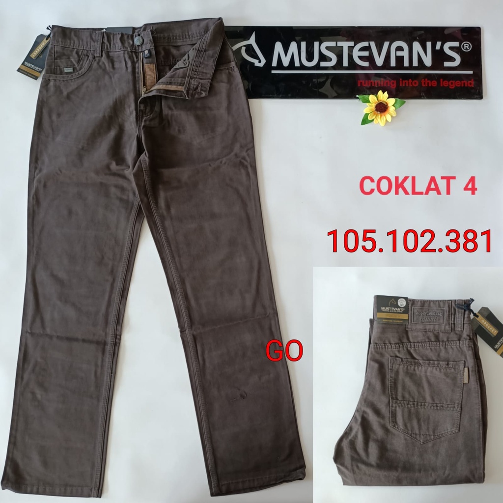 gof 33-38  MUSTEVANS CELANA POCKET Panjang Pria (Harga Promosi) Celana Casual Panjang Bahan Chinos Semi Import Halus