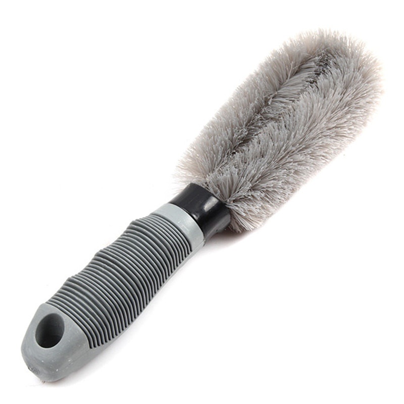 1pc / Set Sikat Pembersih Debu Bentuk T Bahan Fiber Lembut Untuk Ban Mobil / Karpet