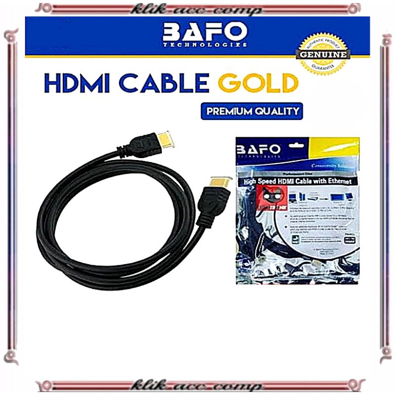 kabel hdmi bafo 3m 3 meter original bafo