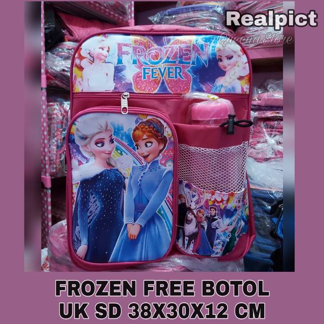 Tas Ransel Anak Perempuan Karakter Bonus Botol Minum Tas Ransel Sekolah Anak