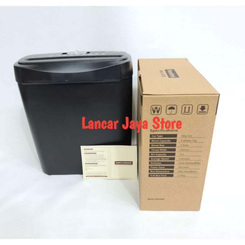 Office Strip Cut Paper Shredder Promaxi S100 Penghancur Kertas S100