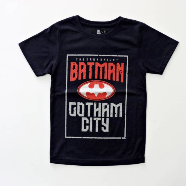 BAJU ANAK IMPORT BATMAN TEE NAVY (IMPORT THAILAND) - B62