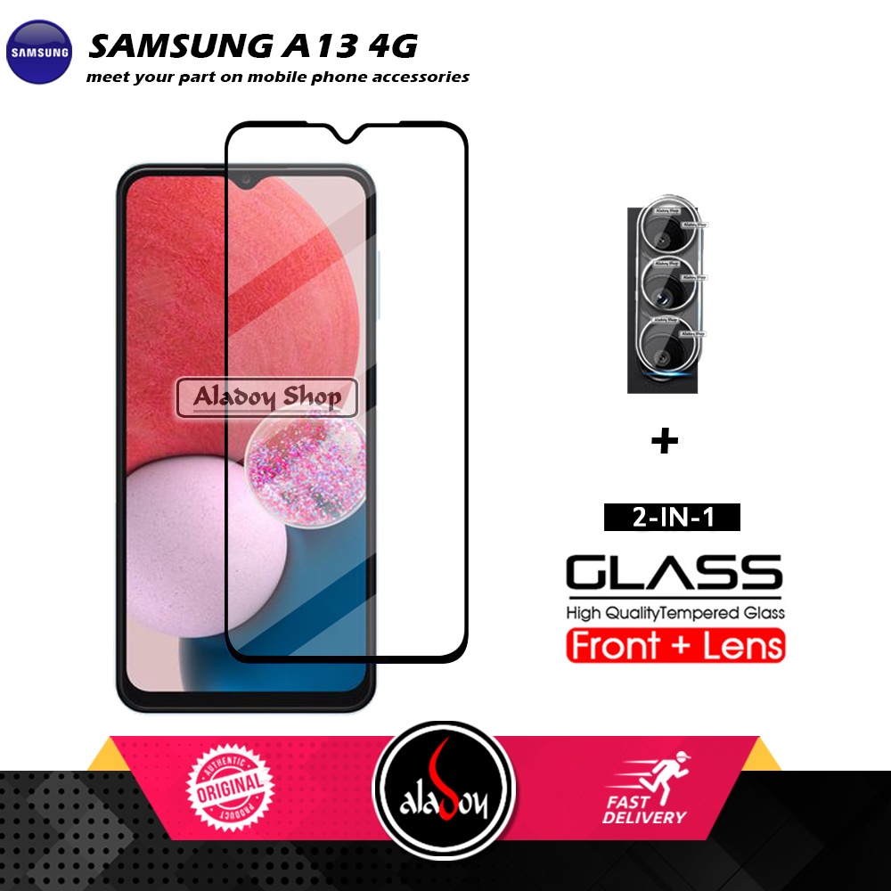 PAKET Tempered Glass Layar Samsung A13 4G Free Tempered Glass Camera