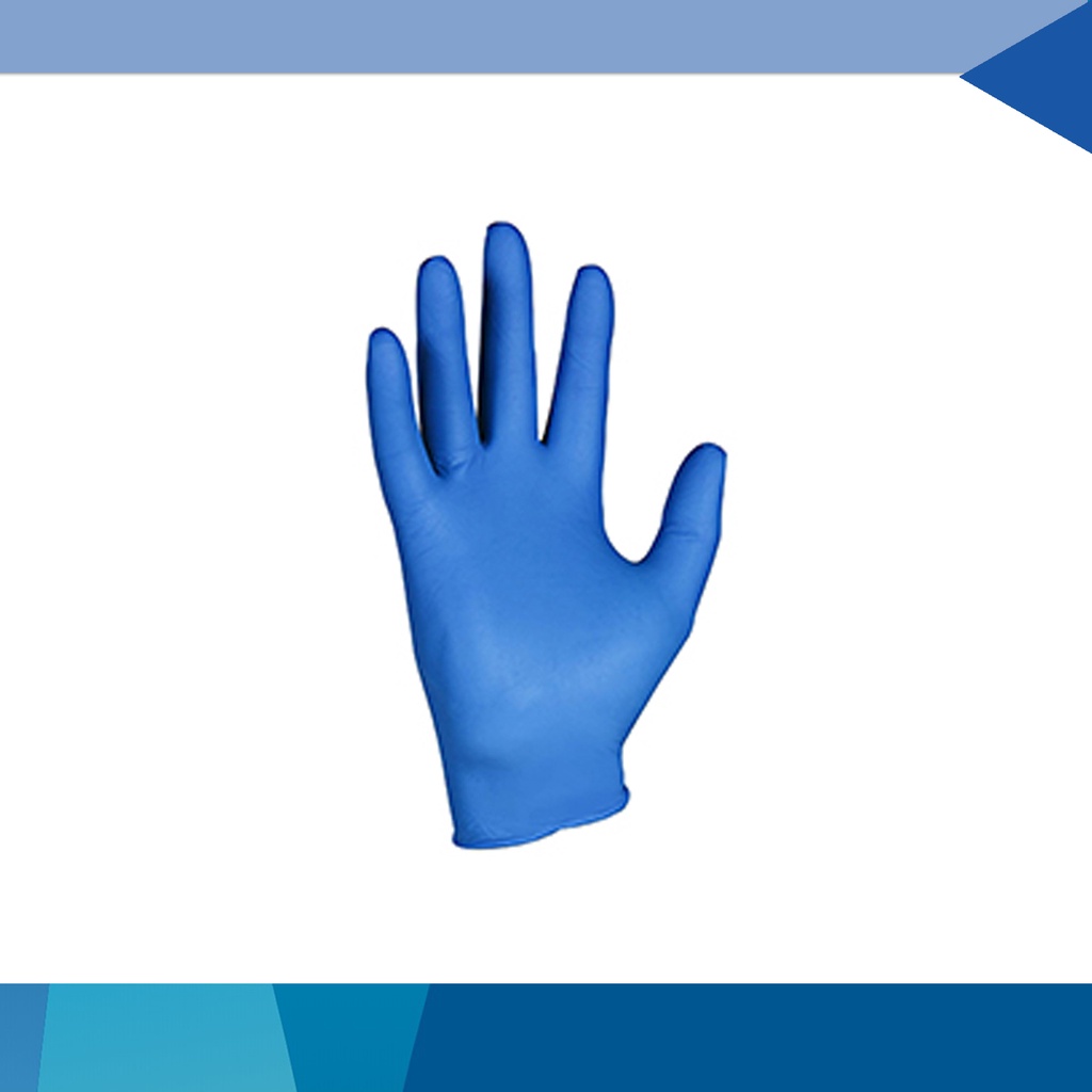 Jual KLEENGUARD* G10 Flex Blue Nitrile 38520 Gloves Size M, 100 gloves