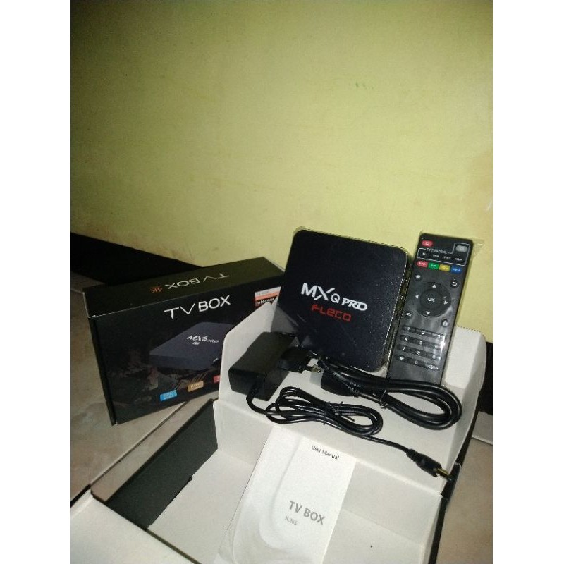 SMART TV BOX MXQ PRO RAM 2 ROM 16 android 10 Support 4K 5G | FREE MOUSE