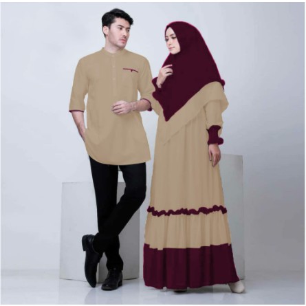 COUPLE TERBARU/ GAMIS COUPLE/ BAJU KONDANGAN/BAJU KELUARGA/ SARIMBIT/GAMIS JUMBO