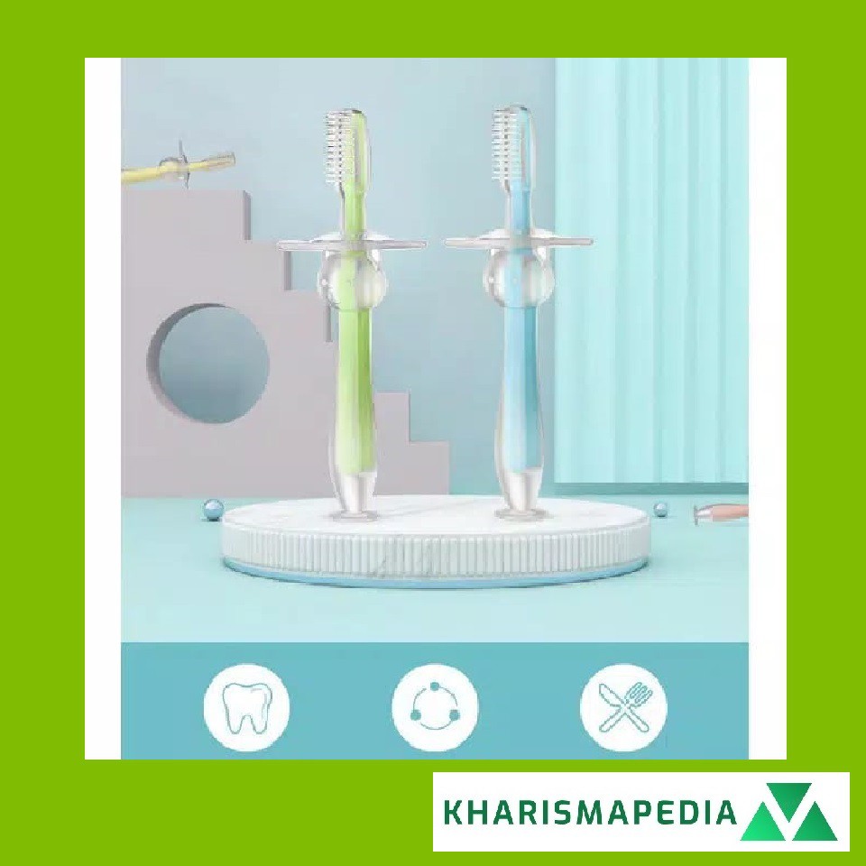 Sikat Gigi Bayi Gagang Silicon Silikon - Finger Tooth Brush - Pembersih Mulut Bayi