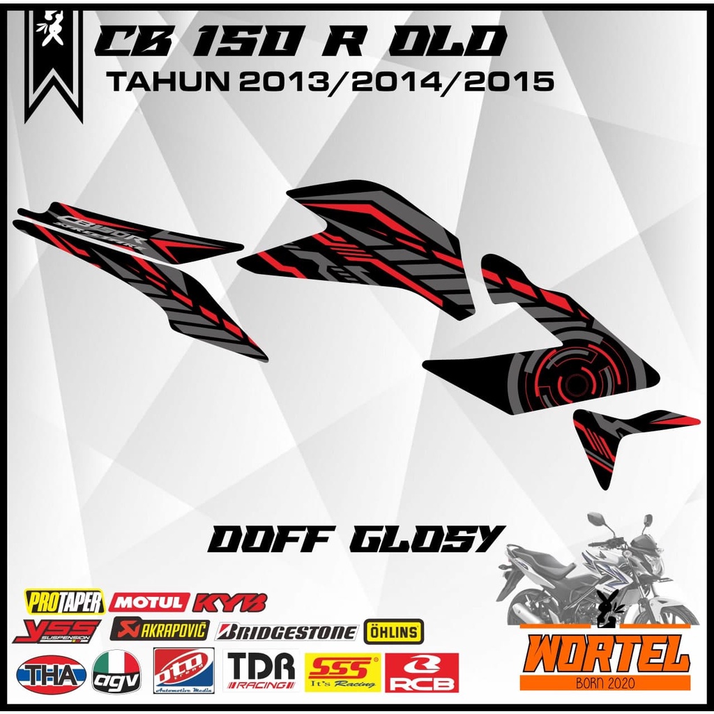 Striping CB 150 R-Sticker Variasi Lis Decal Motor CB150R 2013-2015 Grafis