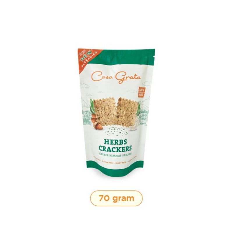 

Casa Grata - Herbal Crackers/keripik rempah rempah