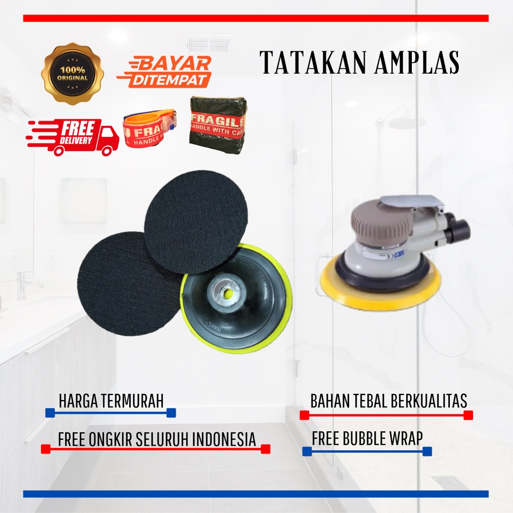 Jual Rubber Pad Velcro Tempelan Tatakan Amplas Shopee Indonesia