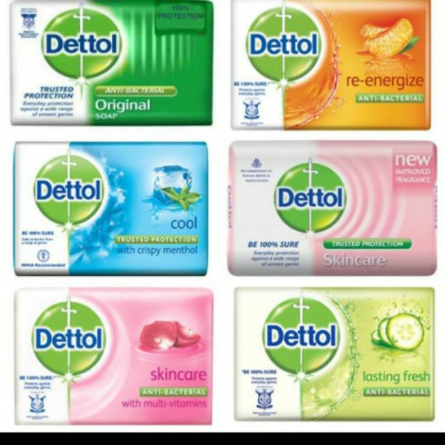 BODY WASH soap sabun mandi batang Dettol 105 g