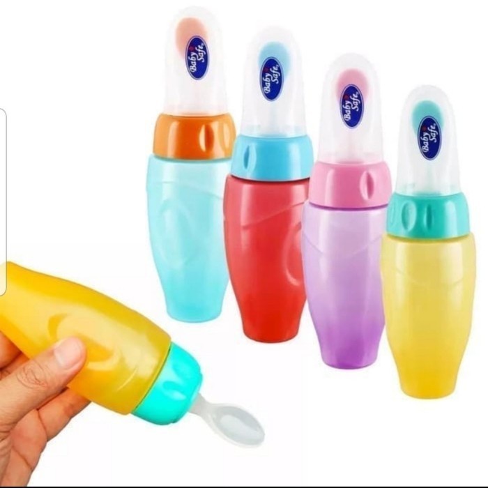 Baby safe Bottle Spoon Soft Squeeze JP029