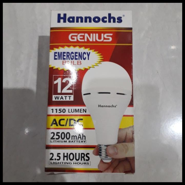 Lampu Emergency Hannochs Genius 12 Watt