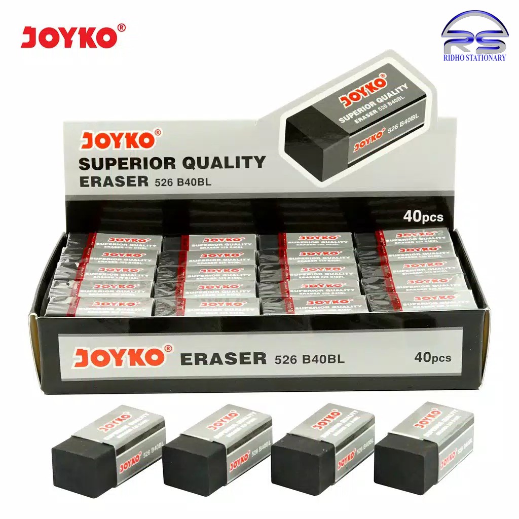 

Penghapus Joyko 526-B40BL Hitam stip kecil MURAH...!!!! Per Pcs