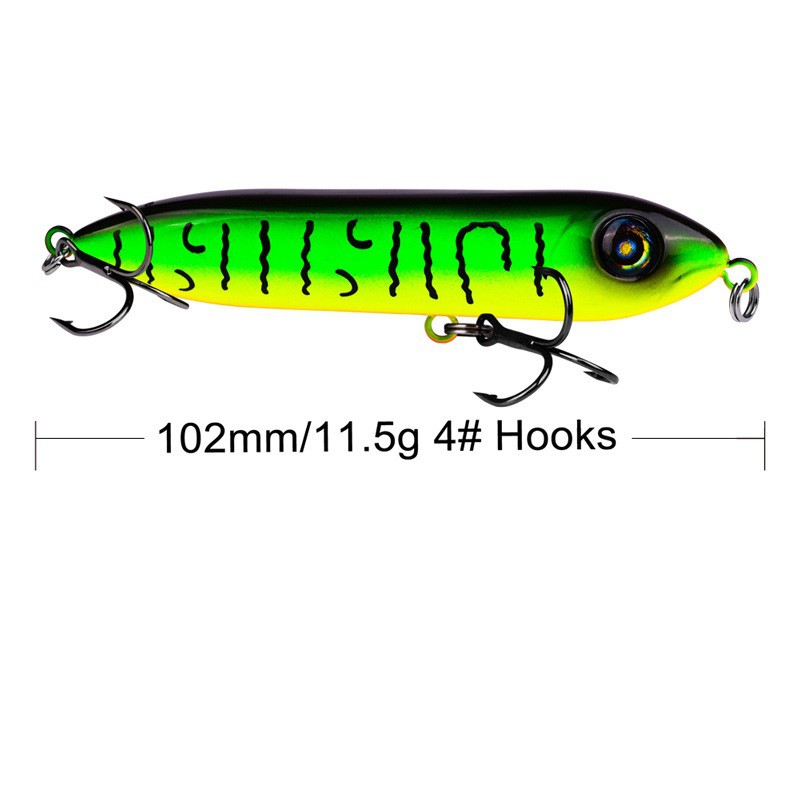 SYFishing 1Pcs Colorful Pencil Fishing Lure 10cm 12g Minnow Umpan Pancing Swimbait Floating Bait Ikan Bass Wobbler Kail Memancing Tackle