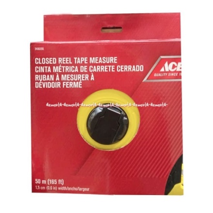 Ace Closed Reel Tape Measure 30meter Meteran gulung Centimeter alat Ukur 30 meter