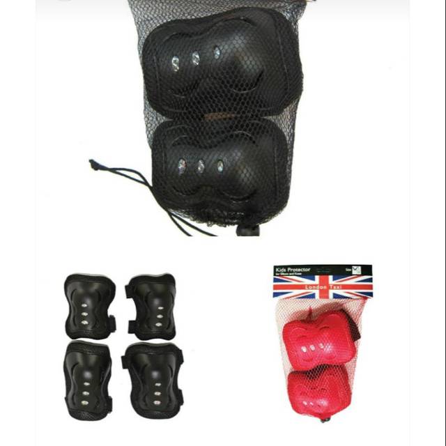 Protector Alat Pelindung Lutut Tangan Sepeda Aksesoris Anak London Taxi Original Balance Bike