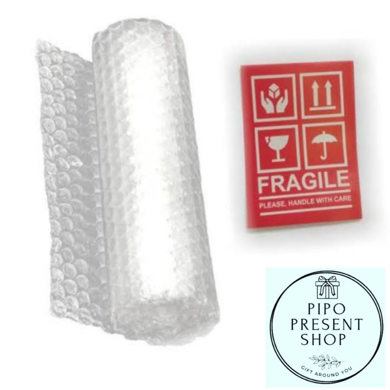 

BUBBLE WRAP + STIKER FRAGILE