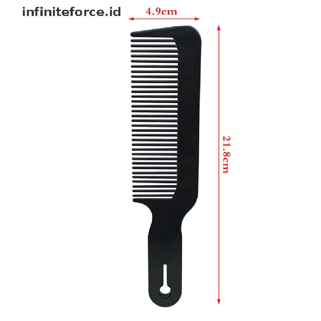 Infiniteforce.id Sisir Flat Top Peralatan Potong Rambut Untuk Barber