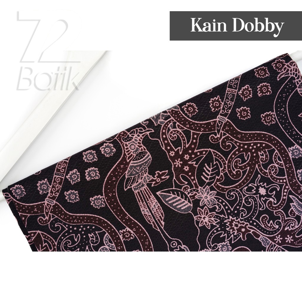 BAHAN BATIK PREMIUM Dobby Motif Peksi Adiwilaga Warna Hitam Ireng Coklat Tua Dolbi Dobi 726679 Cap 72 Jarik Jarit Samping Kebat Panjang Batik Dobby Modern Premium Bahan Seragam Batik Pernikahan Kantor Keluarga Murah Kamen Jadi Batik Bali Lembaran