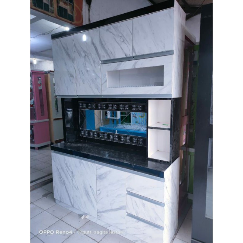 Rak sayur 4 pintu minimalis TERMURAH