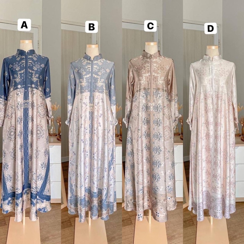 Gamis Aurora M/L/XL/XXL Gamis Kondangan Gamis Seragam Pesta