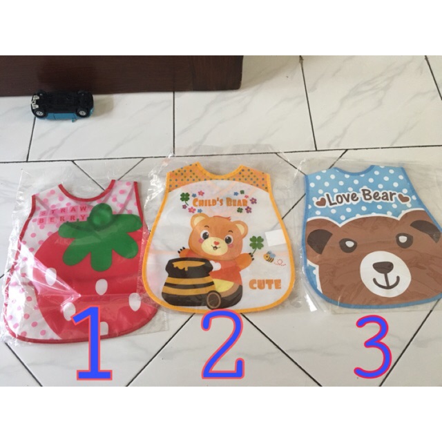 Celemek / Slaber Makan Anak / Bayi Apron anak