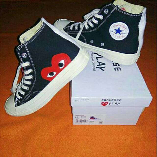 Converse Chuck Taylor Play Comme Des Garcon BW High