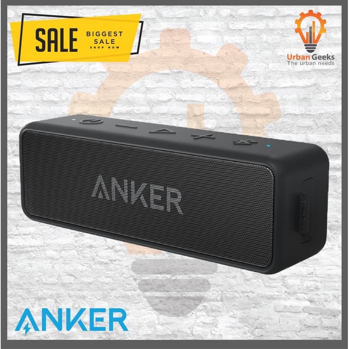 Anker Soundcore 2 Portable Bluetooth Wireless Speaker Water Resistance