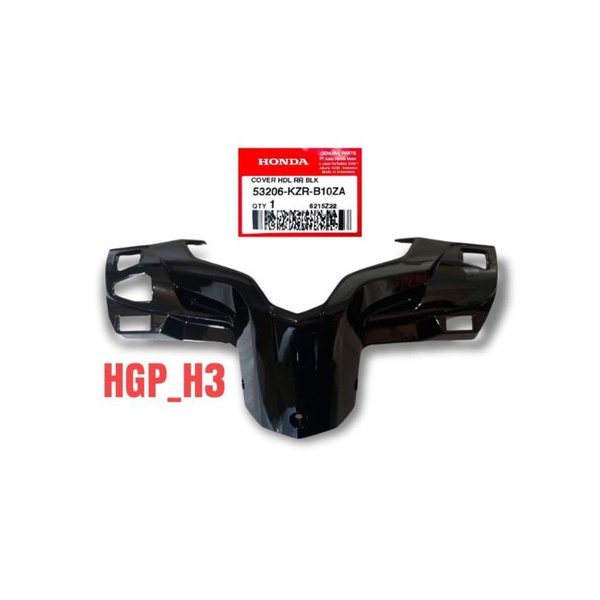 Batok kepala belakang spidometer old vario 125 lama tipe ISS warna hitam asli HONDA AHM 53206-KZR-B1