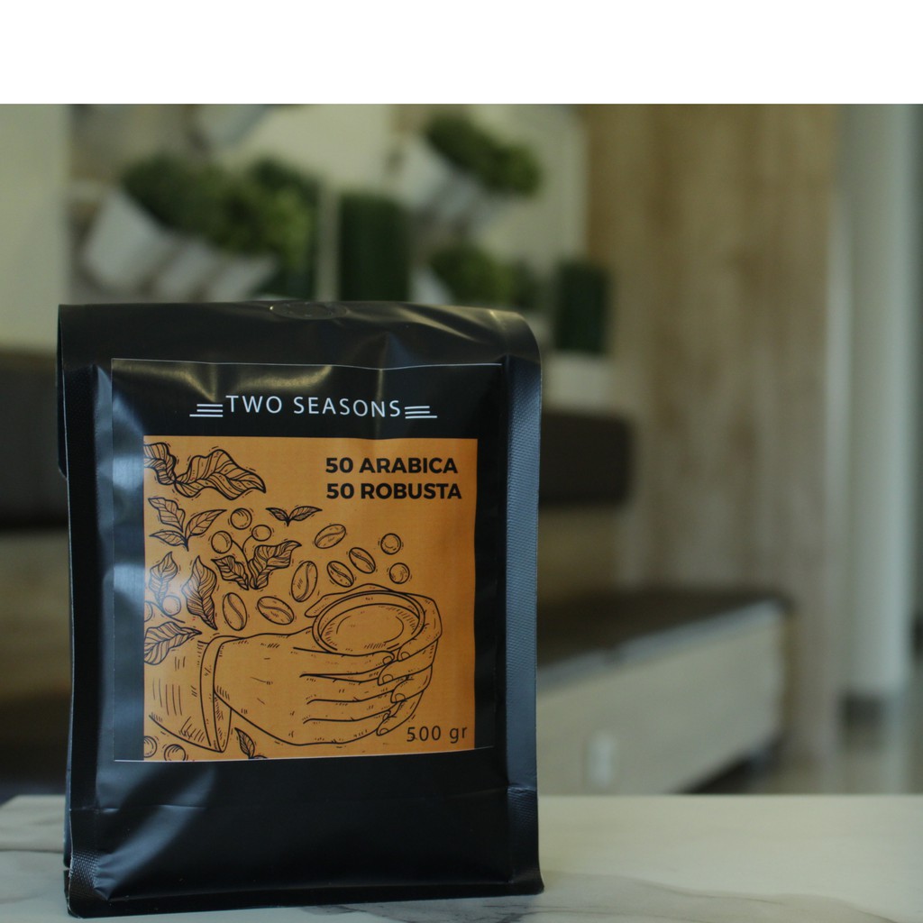 

Biji Kopi House Blend Lintong Arabika Robusta 50:50 500 gram