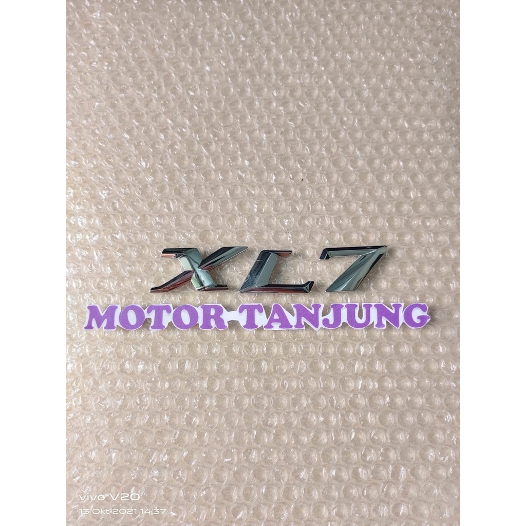 emblem tulisan XL7 suzuki XL-7 original chrom