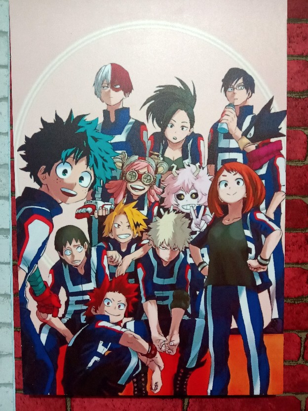 Poster Custom + Bingkai Kayu (45x30)