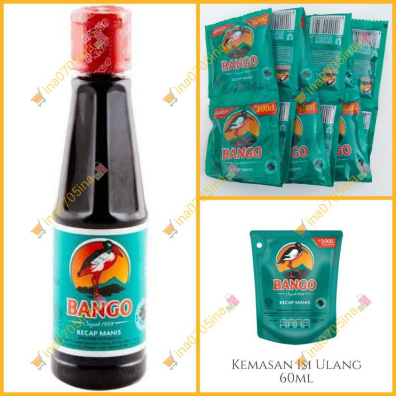 Kecap bango 1 renteng isi 12 (200 gram)