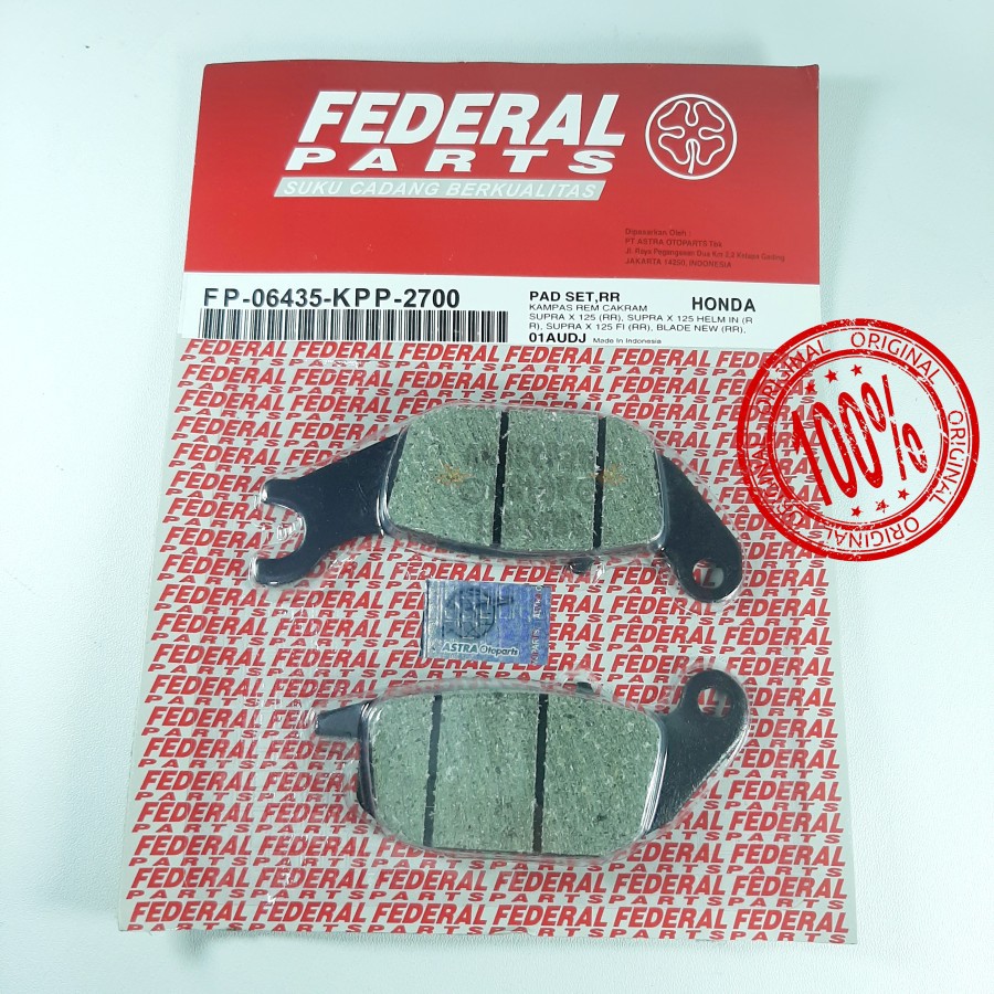 Kampas Rem Depan Brake Pad Federal Suzuki Skydrive