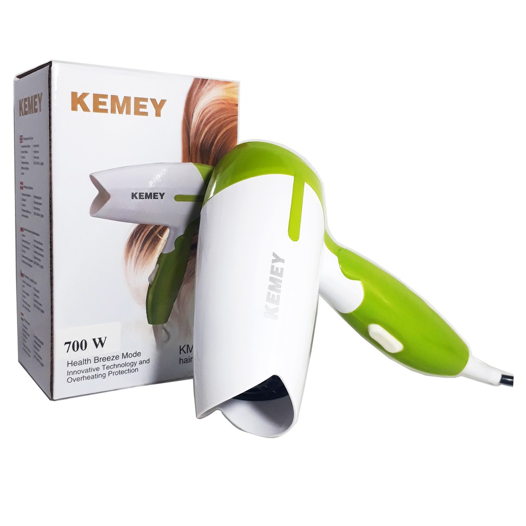 Kemei KM-3326 Hair Dryer Lipat Mini Travel Foldable