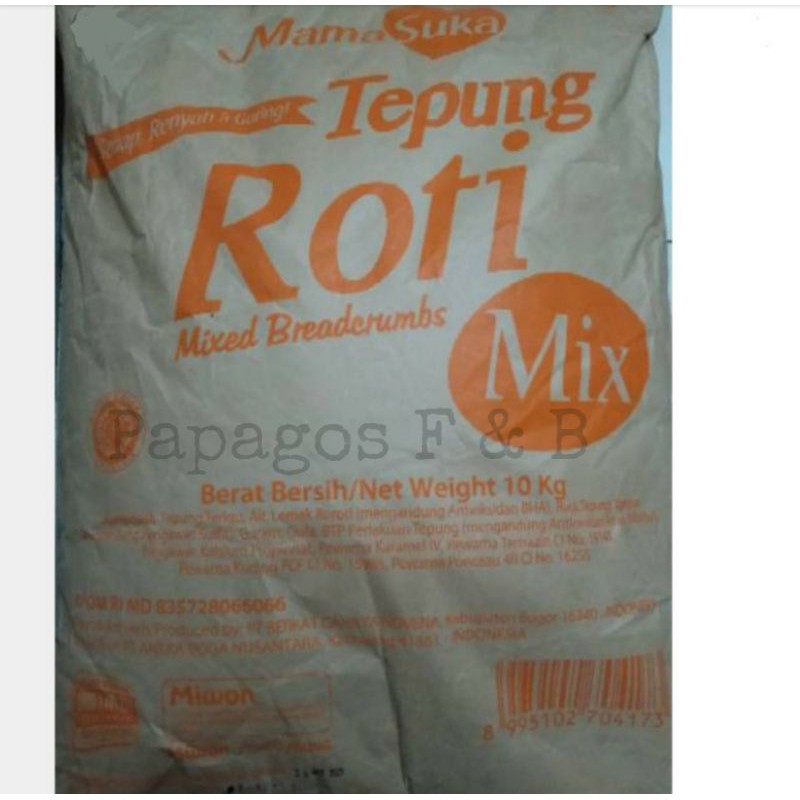 

Tepung Roti / Tepung Panir Mix BreadCrumb Mamasuka repck 500 gr gram