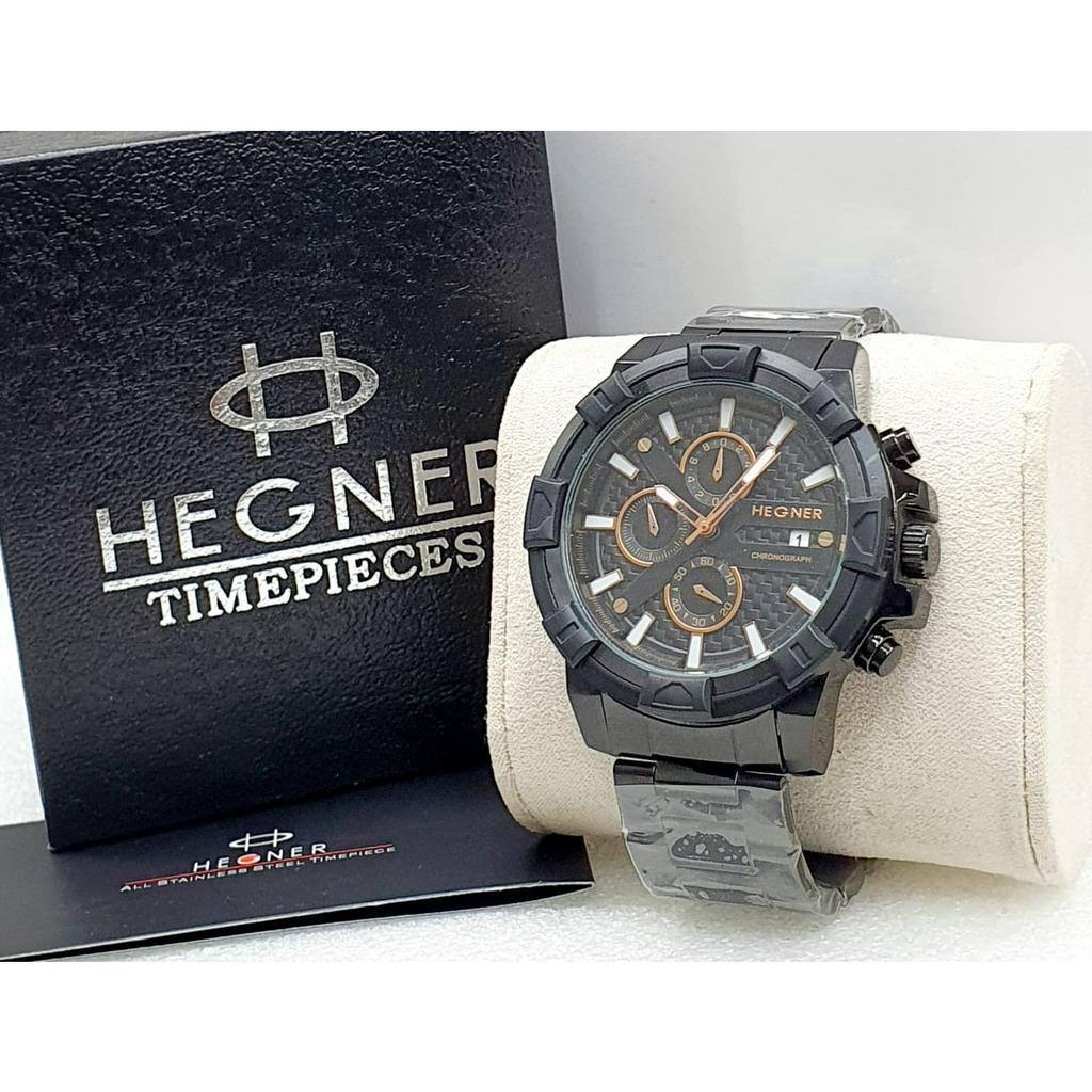 Jam tangan hegner 417 chrono kualitas original garansi